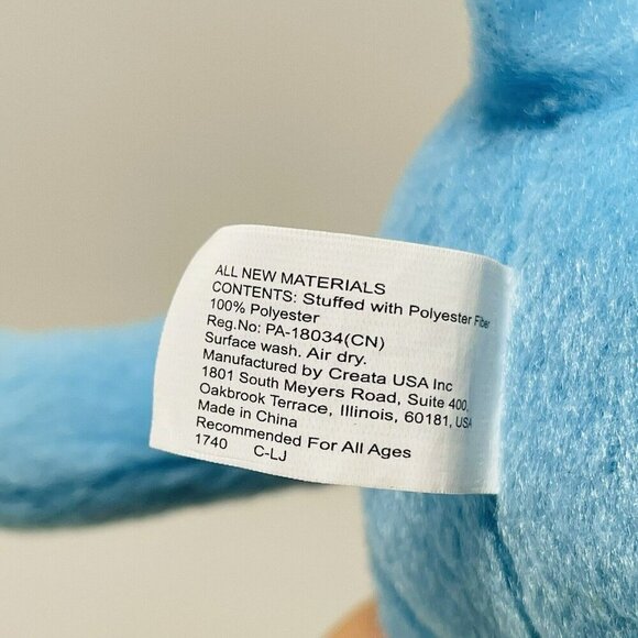 Negu Joybles Barry Plush 7” Builder Painter Monster Wing Blue Mini Toy Jessie - Picture 10 of 10